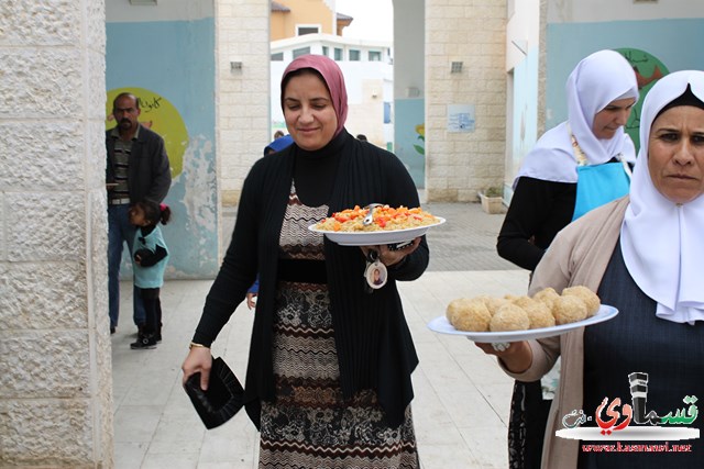 كفرقاسم : مديرة اللواء عماليا حايموڤيتش في مدرسة الزهراء الابتدائية في يوم حافل بالفعاليات